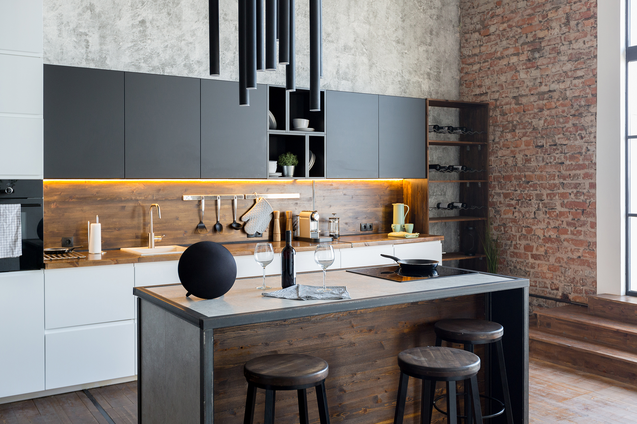Achieving an Industrial-Style Kitchen